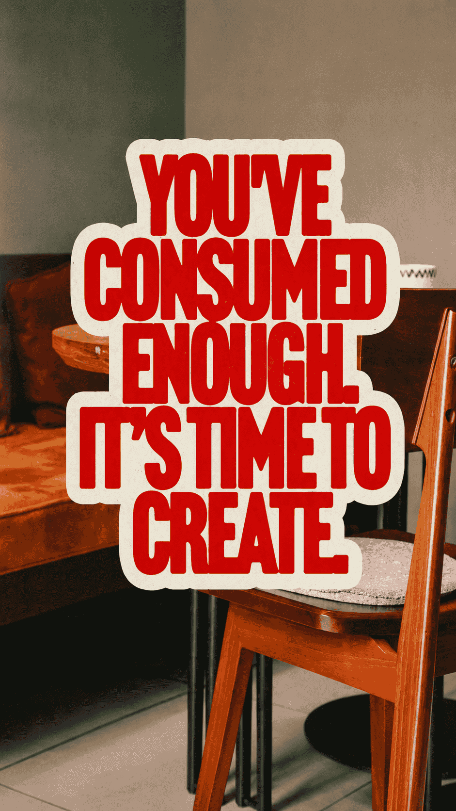You consumed enough